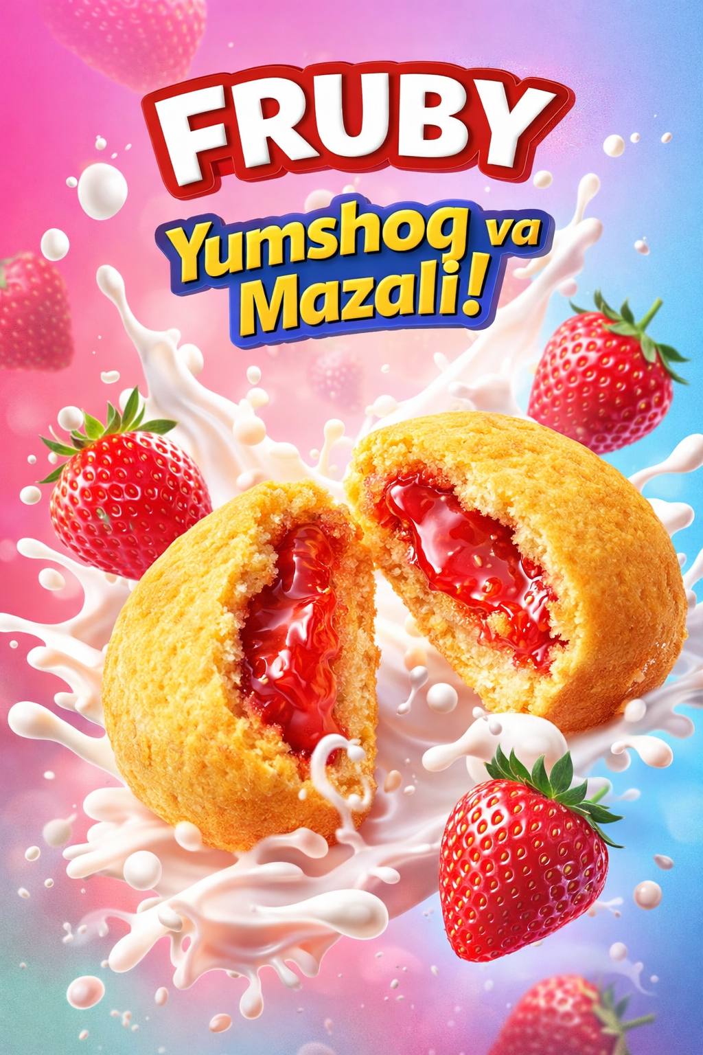 Fruby strawberry cookie
